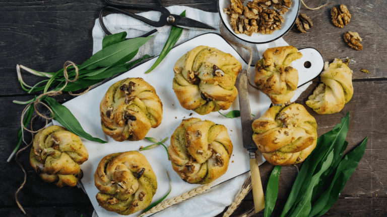Bärlauchschnecken mit Seidentofu - Tofu Nagel